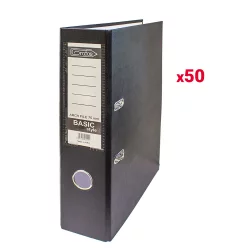 Lever arch file GRAFOS A4 8cm blk 50pcs