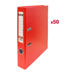 Класьор GRAFOS BASIC PP A4 5см чрв оп.50