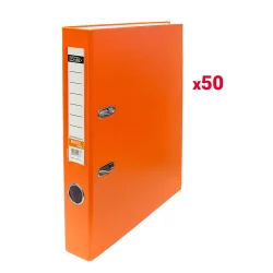Lever arch file GRAFOS A4 5cm oran 50pcs