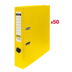 Lever arch file GRAFOS A4 5cm yell 50pcs