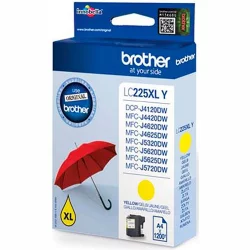 Brother Ink cartr.LC225XLC Yellow origin