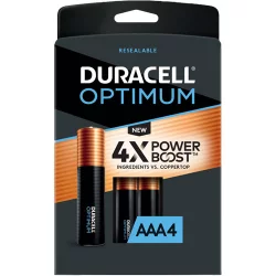 Алк. батерии Duracell AAA/LR03 Optimum 4