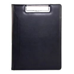 Clipboard with lid Monolith leather blck