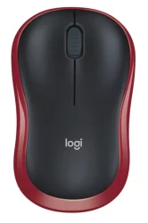 Безжична мишка Logitech M185, червен