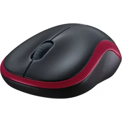 Безжична мишка Logitech M185 червена