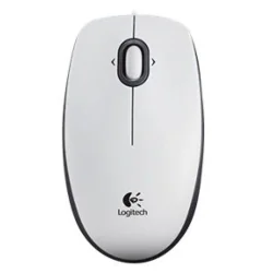 Мишка Logitech B100, бяла