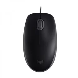 Мишка Logitech B110 Silent, Черен, USB