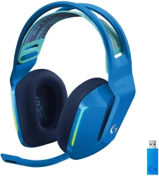 Безжични геймърски слушалки Logitech G733 Lightspeed, сини