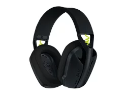 Gaming Wireless Headphones Logitech G435, Black and neon yellow