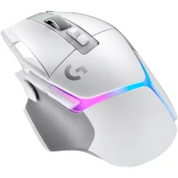 Безжична геймърска мишка Logitech G502 X Plus, бял