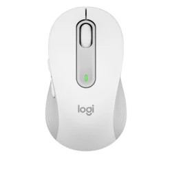 Безжична Мишка Logitech Signature M650 L Left, Silent, Бяла