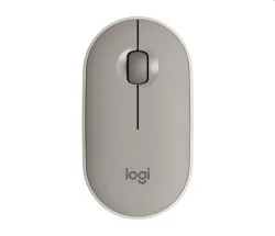 LOGITECH Pebble M350 Wireless Mouse - SAND - 2.4GHZ/BT