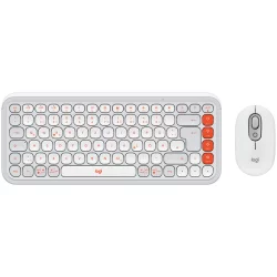 Logitech POP Icon Bluetooth keyboard + mouse set, White