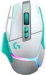 Logitech G502 X Plus Wireless Gaming Mouse, White/Green