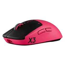 Безжична геймърска мишка Logitech G Pro X3 Superstrike, розов