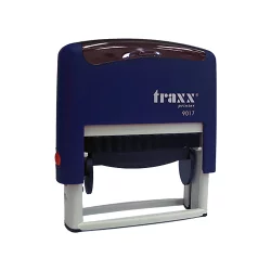 Печат правоъг. Traxx 9017 50/10 син