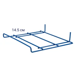 Metal display hook Milan 14.5cm double