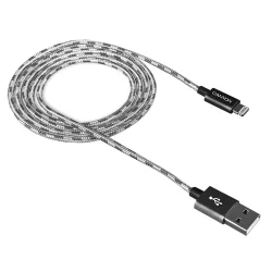 Кабел Canyon Lightning/USB CFI3DG 1м сив