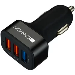 Canyon car charger  3XUSB Quick black