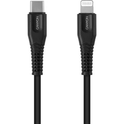 Кабел Canyon USB-C/Lightning 1.2м черен