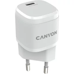 Зарядно Canyon 220V USB-C 20W W05 бял