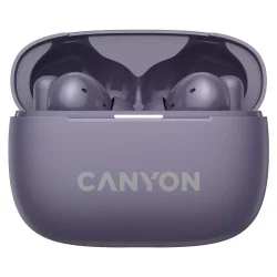 Безжични слушалки тапи Canyon OnGo TWS-10, лилав