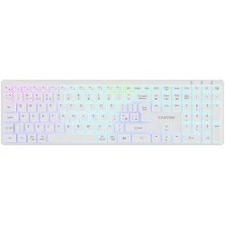Canyon Wireless Keyboard HKB-W11, White