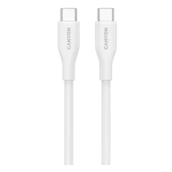 Кабел Canyon SC10 USB-C/USB-C 1м бял