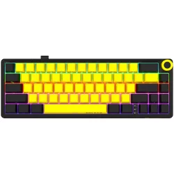 Lorgar Wireless Gaming Keyboard KBP70MW, Yellow
