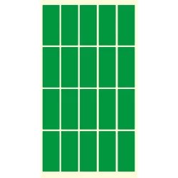 Price labels 21/51 green 200pc