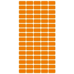 Etiquette for prices 12/22 orange 800pc