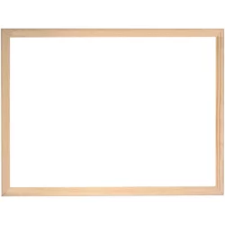 White board with wooden frame 30/40 cm