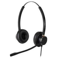 Addasound Crystal 2872 Duo Headphones, Black/Gold