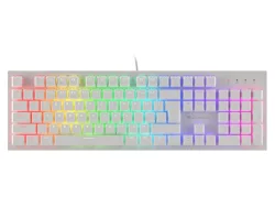 Genesis Gaming Keyboard Thor 303, White, Brown Switch