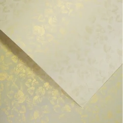 Картон GP Leaves 250гр 20бр крем