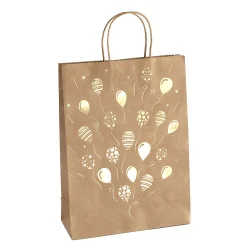 Craft Bag L Gold Balloons 5pcs