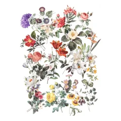 Прозрачни стикери лятна градина 53бр