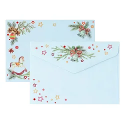Envelope C6 120g Christmas Star 10 pcs