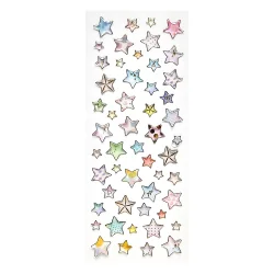 Прозрачни стикери звезди