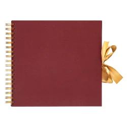 Крафт фотоалбум 245/230 бордо 30л