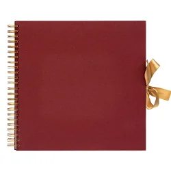 Крафт фотоалбум 315/315 бордо 30л