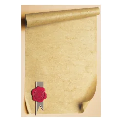 Certificate Stamp 211717 170g 25pcs