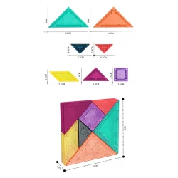 Woopie Magnetic Tangram Puzzle 3D 3+ years