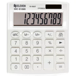Calculator Eleven SDC 810NRWHE 10 pcs wh