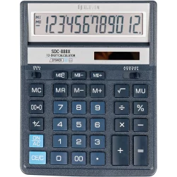 Calculator Eleven SDC 888XBL 12-bit blue