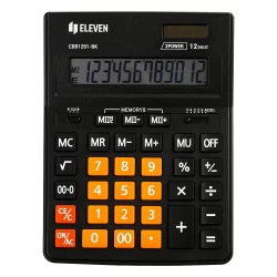 Калкулатор Eleven CDB1201BK 12разр оранж