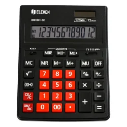 Калкулатор Eleven CDB1201BK 12разр чрв