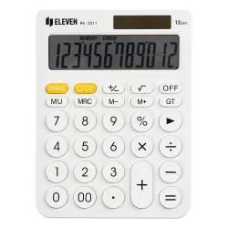 Калкулатор Eleven RK2311WH 12разр бял