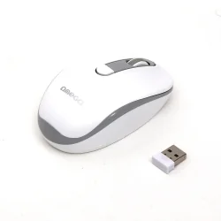 Omega wireless mouse OM220WG, white/grey