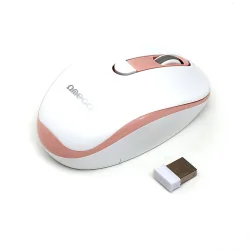 Omega wireless mouse OM220WP, white/pink